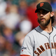 Illustration for article titled Madison Bumgarner Had An Endless, Awkward Staredown With Umpire Joe West